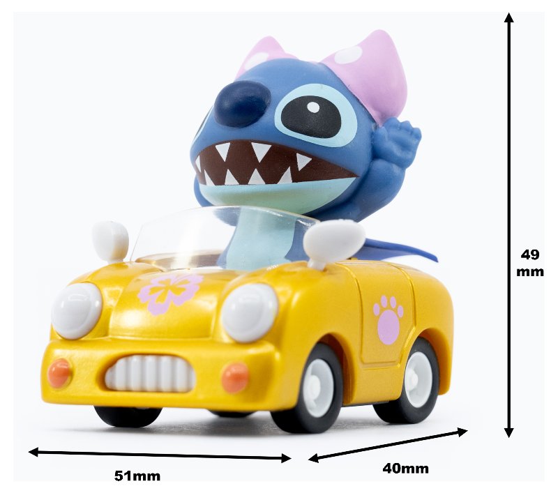 Lilo&Stitch Zoom Hero Pullback 7Asst(Assorted - Includes 1)-Dolls & Accessories-MAXX-