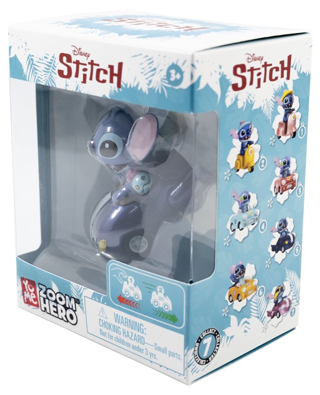 Lilo&Stitch Zoom Hero Pullback 7Asst(Assorted - Includes 1)-Dolls & Accessories-MAXX-