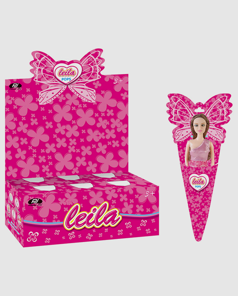 P.Joy Leila Pops 30Cm Cdu6 (Assorted - Includes 1)-Dolls & Accessories-P.JOY-
