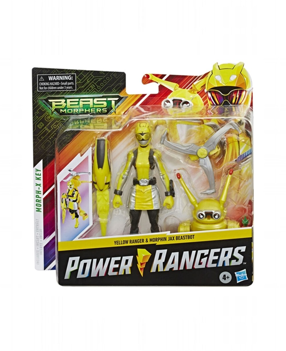 Prg Bm 6In Beastbot Figure Packs Ast - Yellow Ranger Jax Bb Pk-MARVEL