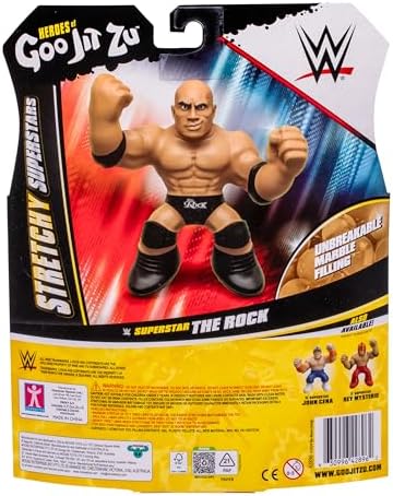 Heroes Of Goo Jit Zu Wwe W2 Hero Pk Superstar The Rock-Action Figures-Go Jit Zu-