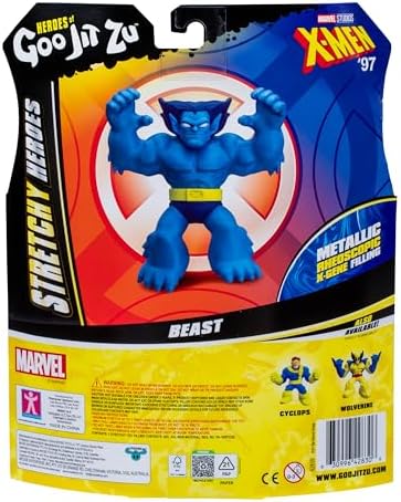 Heroes Of Goo Jit Zu X-Men 97 W2 Hero Pk Beast-Action Figures-Go Jit Zu-