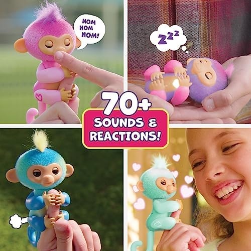 Fingerlings 2.0 Monkey - Purple Charli-GIFTS & NOVELTIES-Wow Wee-
