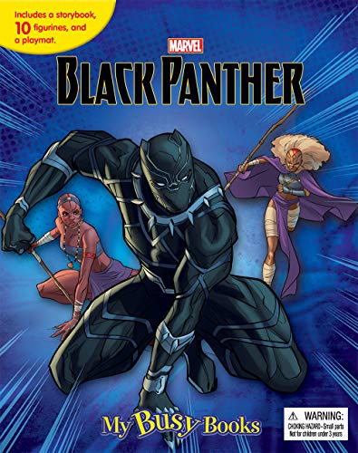 Marvel Black Panther My Busy Books-ACTIVITY GAMES -Shubaik Lubaik-9782764335901