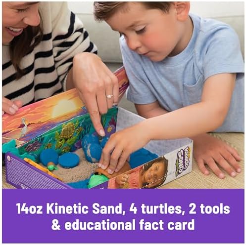 Kinetic Sand Turtle Beach Set-Slime & Dough-Kinetic Sand-681147012790