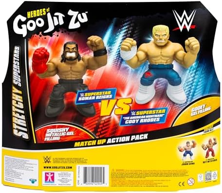 Heroes Of Goo Jit Zu Wwe Match Up Action Pk Roman Reigns Vs Cody Rhodes Exclusive-Action Figures-Go Jit Zu-