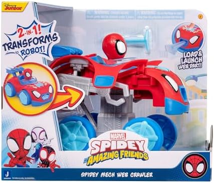 Spidey N Friends Vehcle Mech Web Crawler-ACTION FIGURES & PLAYSETS-JASWAR-