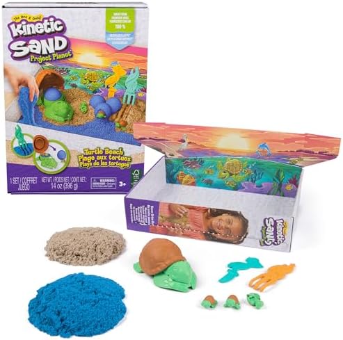 Kinetic Sand Turtle Beach Set-Slime & Dough-Kinetic Sand-681147012790