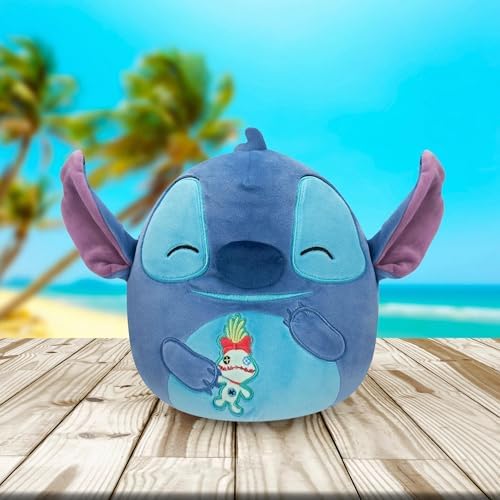 SQK - Little Plush (8" Disney Stitch Holding Scrump)