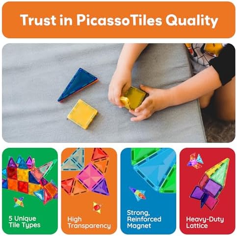 Picasso Mag. Mini Diamnd Buildng 60Pcs-Games & Puzzles-PICASO-