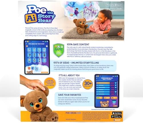 Poe The Ai Story Bear-Plush Toys-POE-