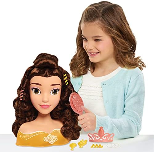 Disney Princess Basic Belle Styling Head-Dolls & Accessories-Disney Styling Head-