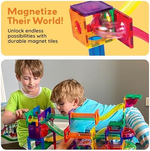 Picasso Magnetic Marble Run 100Pcs-Games & Puzzles-PICASO-
