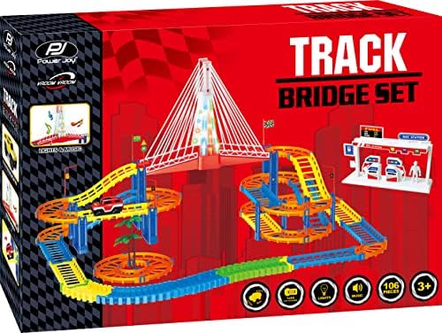 P.Joy Vroom Magic Track Bridge Set B/O-GIFTS & NOVELTIES-P.JOY-