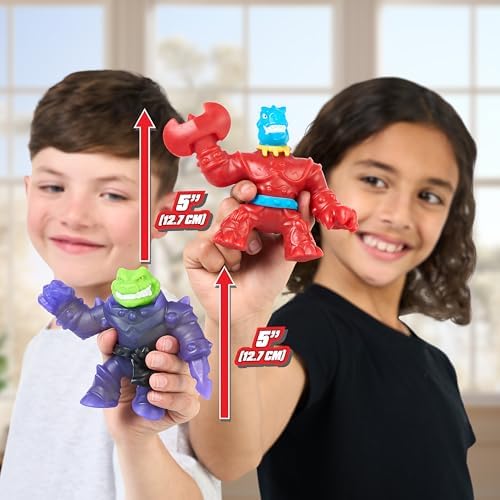 Heroes Of Goo Jit Zu S12 Smash Strikers Versus Pk Tyro Vs Rock Jaw-Action Figures-Go Jit Zu-