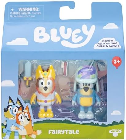 Bluey S12 Figure 2Pk Fairytale-Action Figures-Bluey-