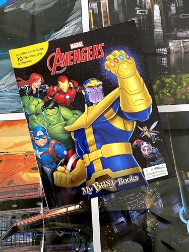 Marvel Avengers Infinity War My Busy Books-ACTIVITY GAMES -Shubaik Lubaik-9782764336090