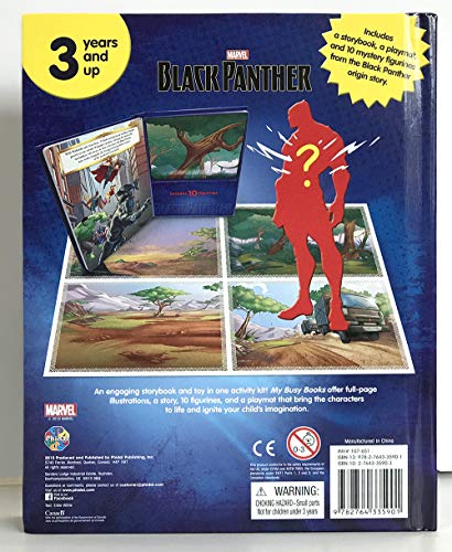 Marvel Black Panther My Busy Books-ACTIVITY GAMES -Shubaik Lubaik-9782764335901