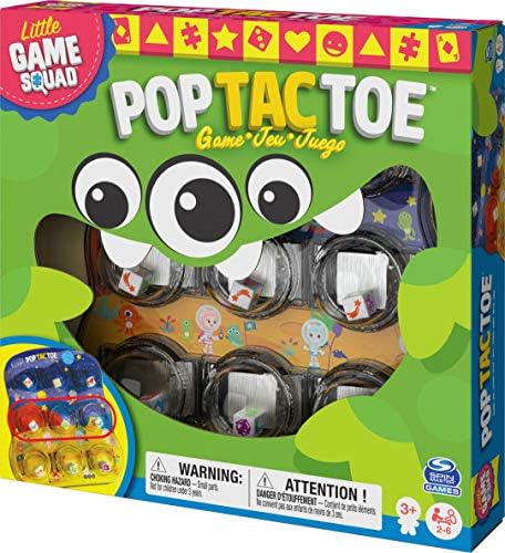 Game Squad Pop Tac Toe-ACTIVITY GAMES -Spin Master Games-778988321218