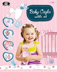 P.Joy Baby Cayla Rattle Set 25Cm B/O-Dolls & Accessories-P.JOY-