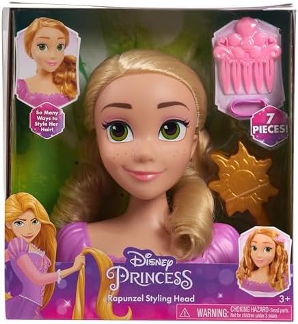 Disney Princess Small Styling Heads - Rapunzel-Dolls & Accessories-Disney Styling Head-