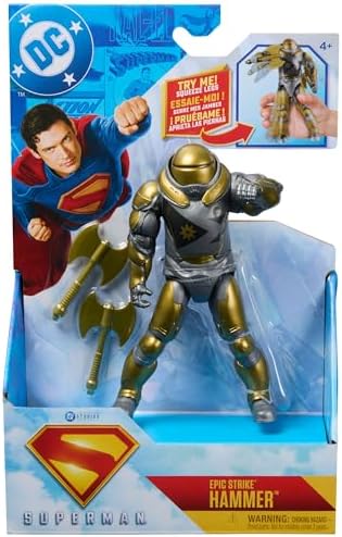 Dc Superman Movie Fig 6" Feature Battle. asst