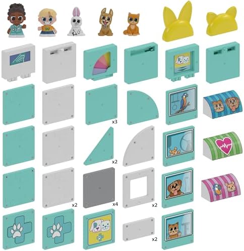 Tile Town Pet Clinic & Rescue Tile Set-ACTION FIGURES & PLAYSETS-Tile Town-