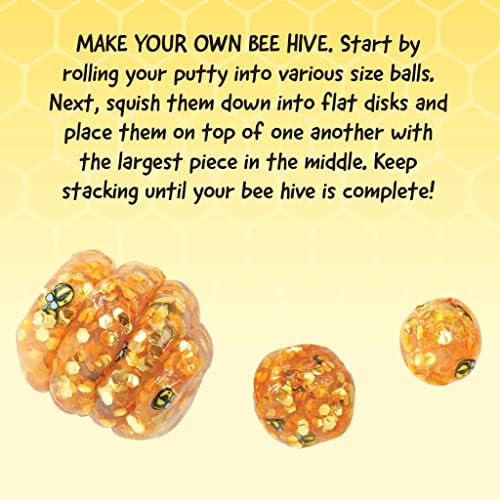 Crazy Aaron's Trendsetters Honey Hive - Safe, 2 3/4 oz, Multi-colored-Slime & Dough-Crazy Aaron-810066954793