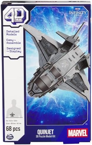 Puzzle 4D Marvel Quinjetl-Games & Puzzles-Cardinal Games-