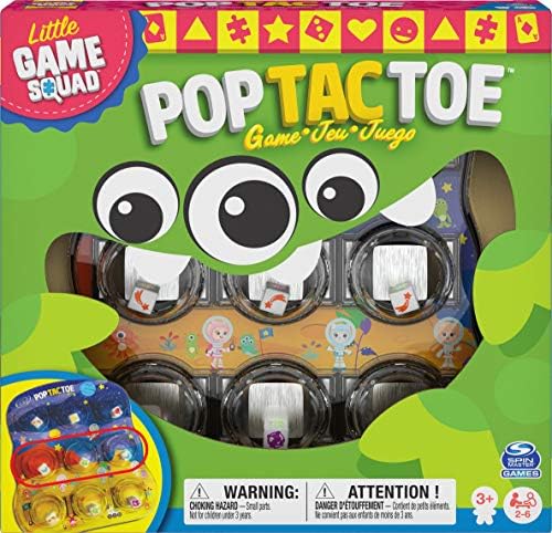 Game Squad Pop Tac Toe-ACTIVITY GAMES -Spin Master Games-778988321218