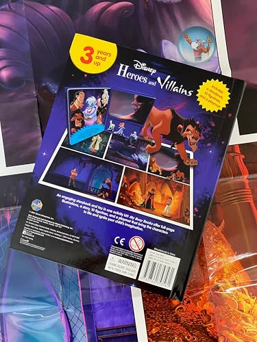 Disney Heroes & Villains My Busy Books-ACTIVITY GAMES -Shubaik Lubaik-9782764353561