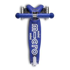 Micro Mini Deluxe Led Scooter - Blue White-Ride-On & Scooters-Micro-7630053550431