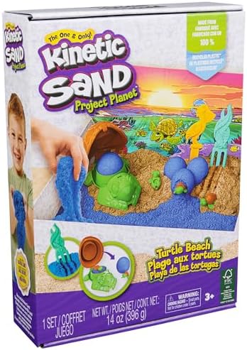 Kinetic Sand Turtle Beach Set-Slime & Dough-Kinetic Sand-681147012790