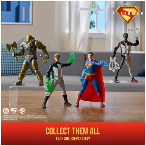 Dc Superman Movie Fig 6" Feature Battle. asst