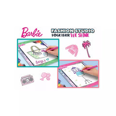 BARBIE SKETCHBOOK TOGETHER WE SHINE - FASHION STUDIO IN DISPLAY
