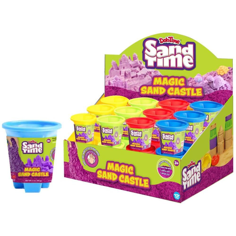 Dohtime - SandTime Magic Sand Castle - 142 g - Color May Vary - 1 Pc