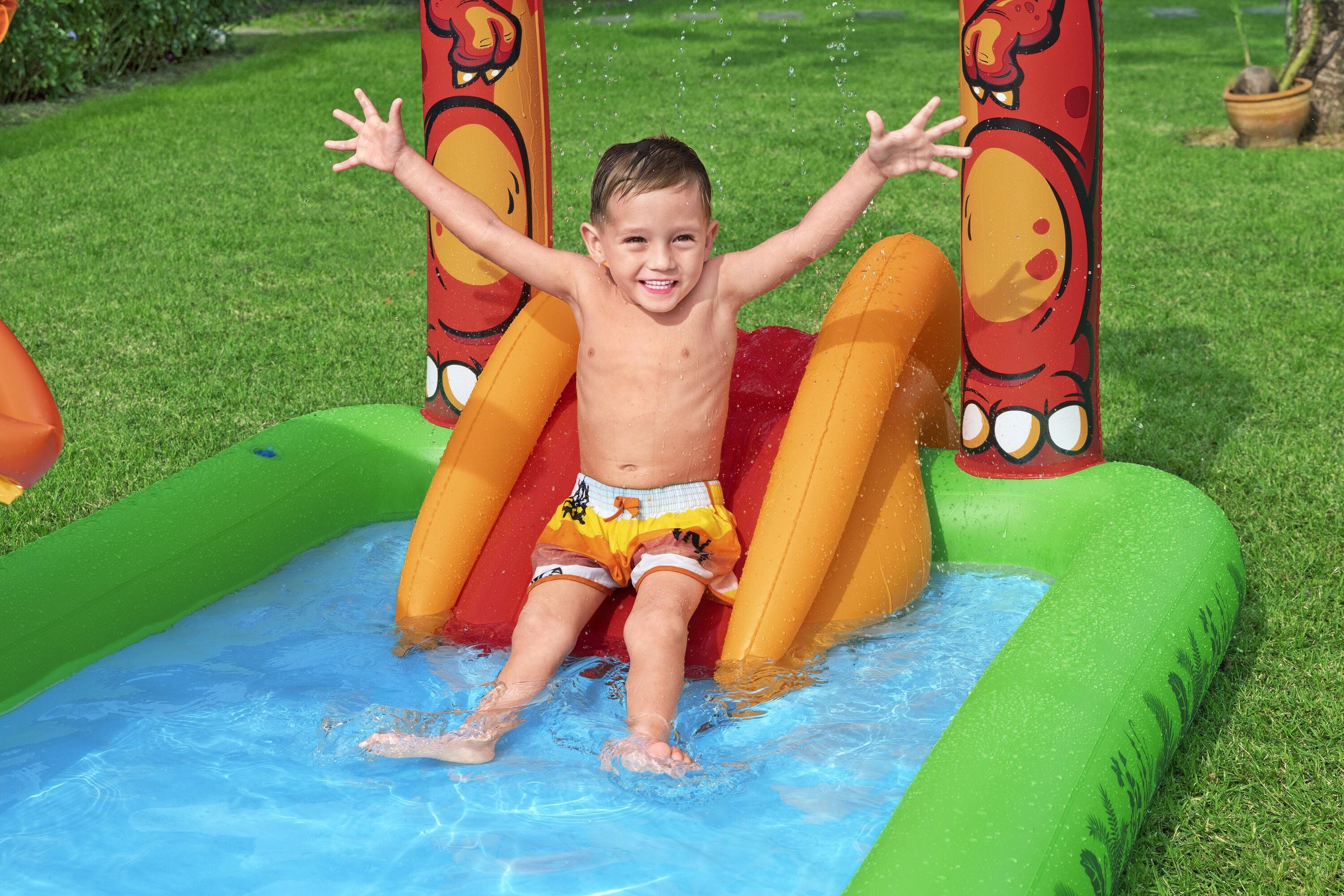 BWAY PLAYCNTR JURASSIC 241X140X137CM