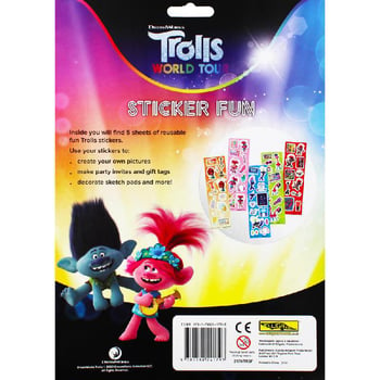 Trolls 2 Sticker Fun-Trolls-9781788241793