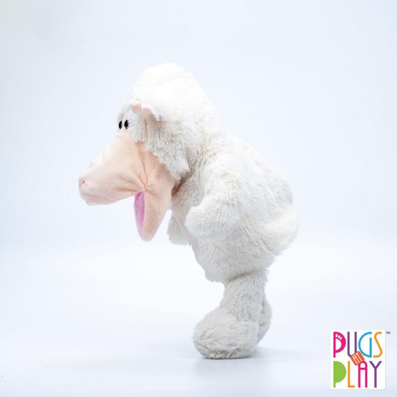 Pugs At Play Puppet Lamb 12 B/O-STRIDE