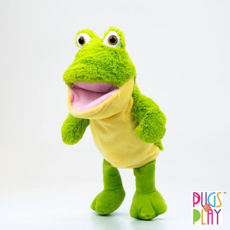 Pugs At Play Puppet Frog 14 B/O-STRIDE