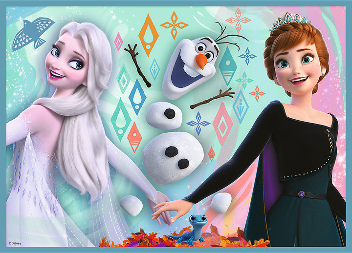 Puzzles - "4in1 (12, 15, 20, 24)" - The amazing world of Frozen / Disney Frozen 2