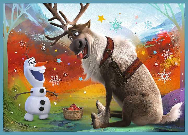 Puzzles - "4in1 (12, 15, 20, 24)" - The amazing world of Frozen / Disney Frozen 2