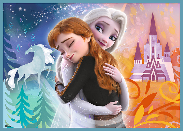Puzzles - "4in1 (12, 15, 20, 24)" - The amazing world of Frozen / Disney Frozen 2