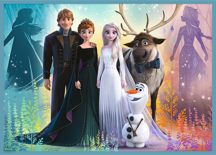 Puzzles - "4in1 (12, 15, 20, 24)" - The amazing world of Frozen / Disney Frozen 2