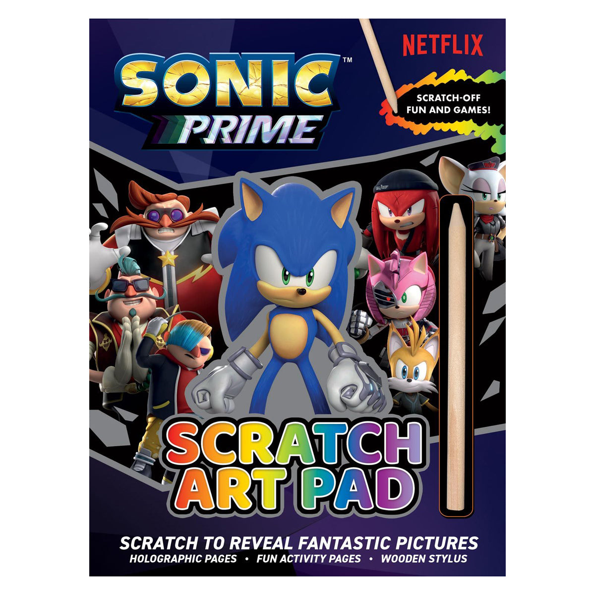 Sonic Scratch Art Pad-Sonic Prime-9781788246033