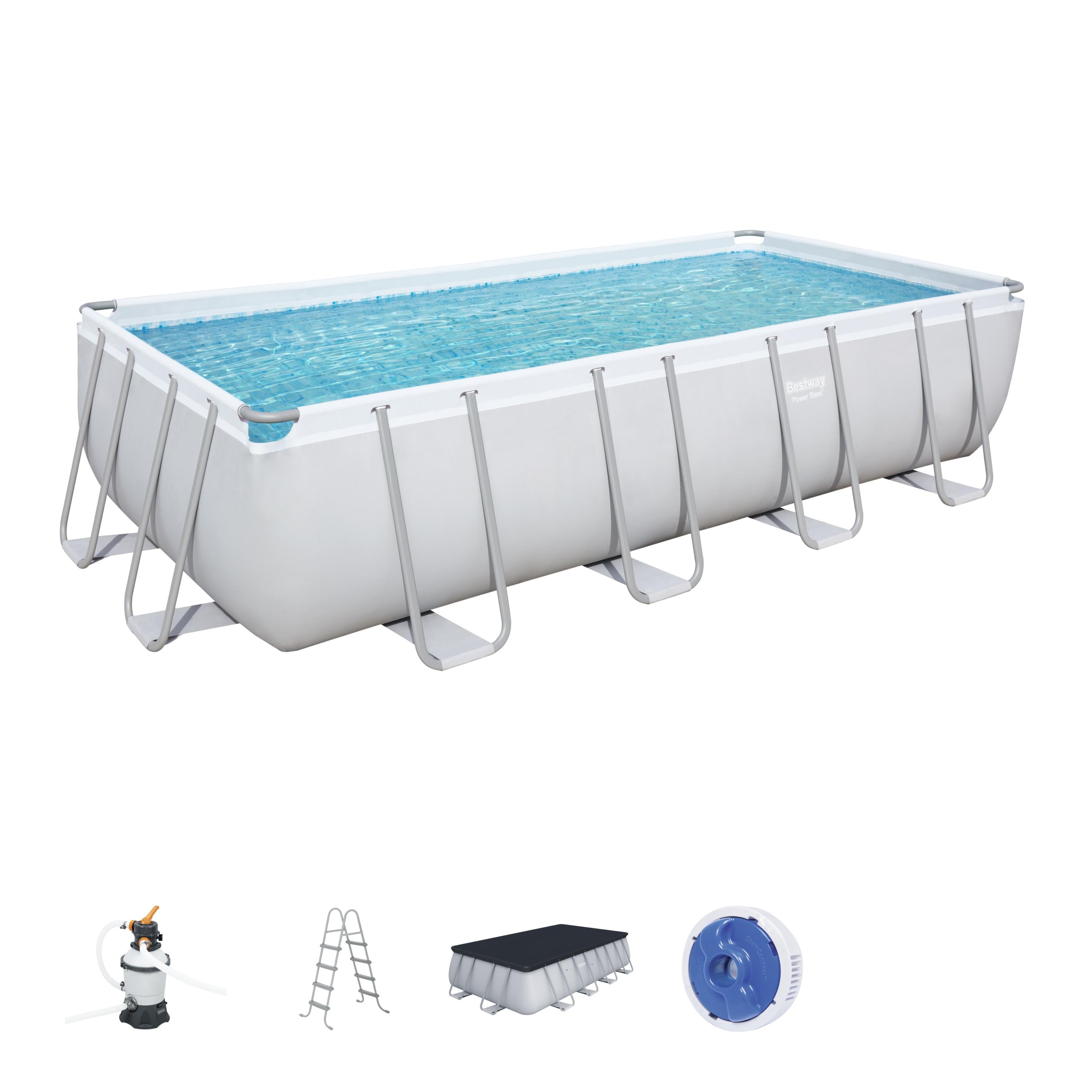 Bestway Poolset Powrsteel 488X244X122Cm T.S