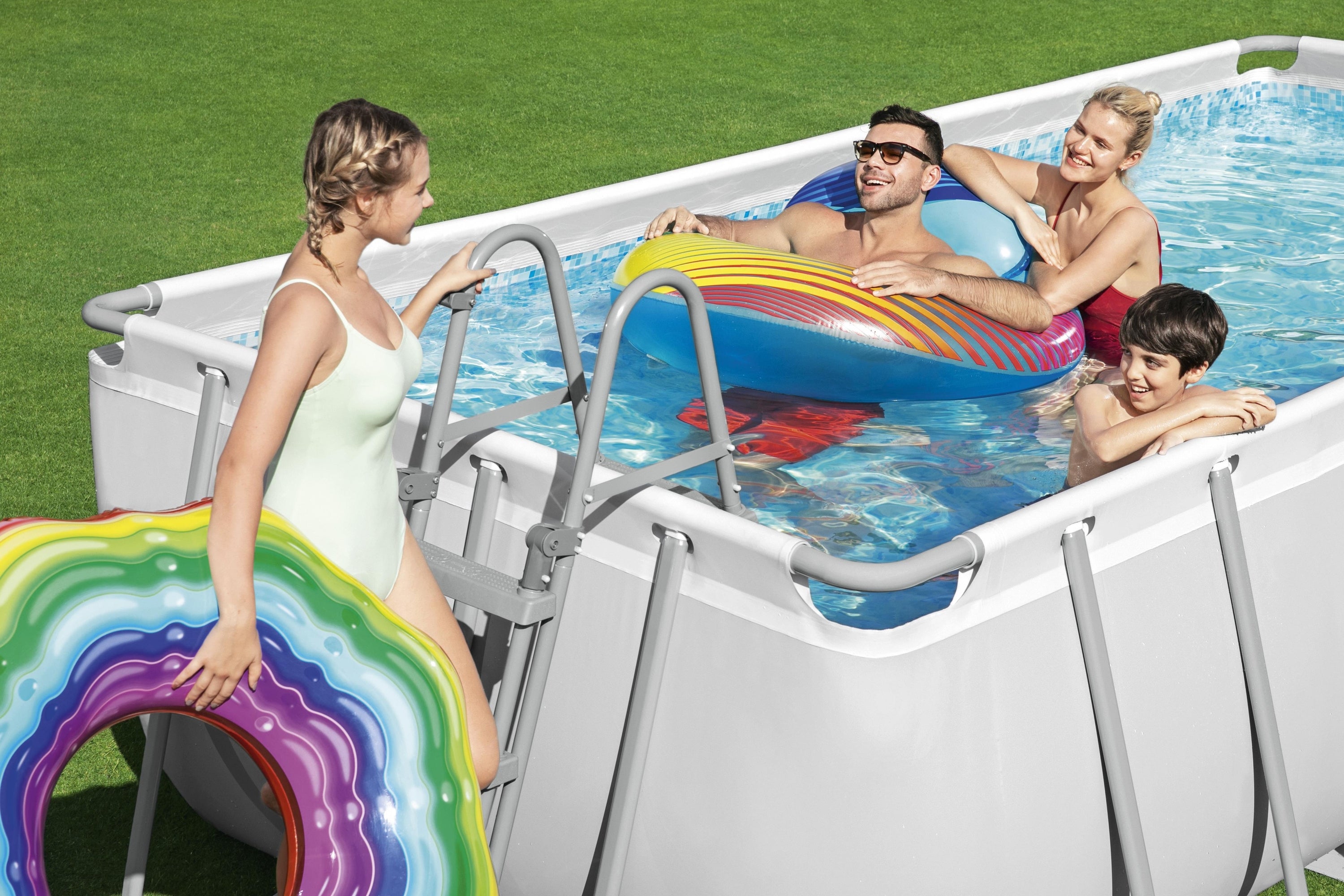 Bestway Poolset Powrsteel 488X244X122Cm T.S
