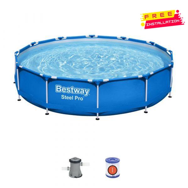 Bestway Poolset Steelpro 366X76Cm M.M - SWIMMING POOL - Bestway - Shop in Bahrain