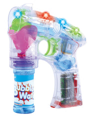 P.JOY BUBBLE GUN WITH LIGHTS B/O