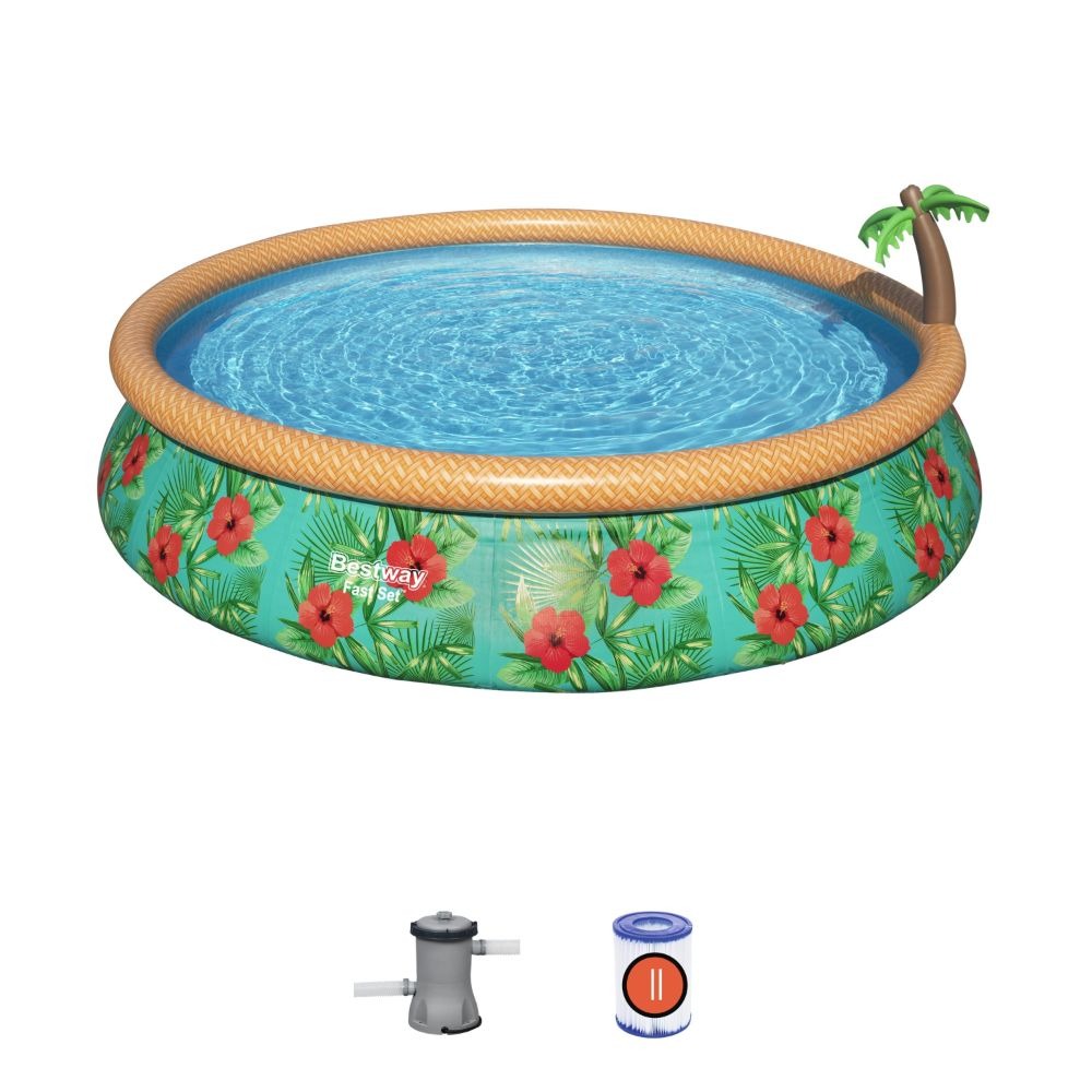 Bestway Fastset Poolset Paradis Palm 457X84-Bestway